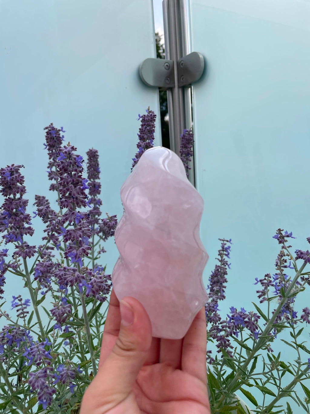Die ewige Flamme Rosenquarz